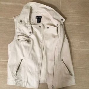 Wet Seal faux leather vest